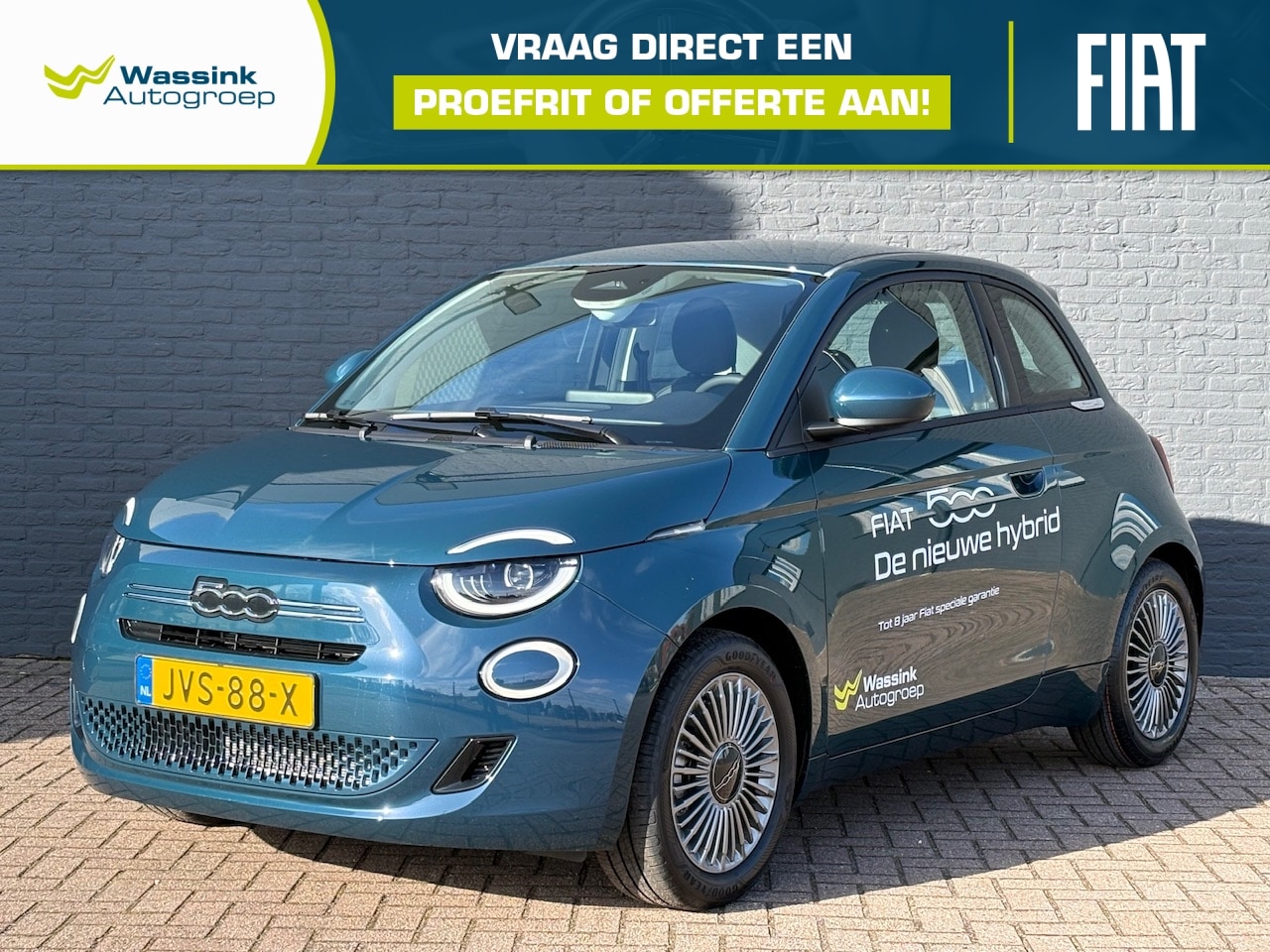 Fiat 500 - 1.0 Hybrid 65pk Torino Launch Edition I Cruise Control I Apple Carplay/Android Auto I Lane - AutoWereld.nl