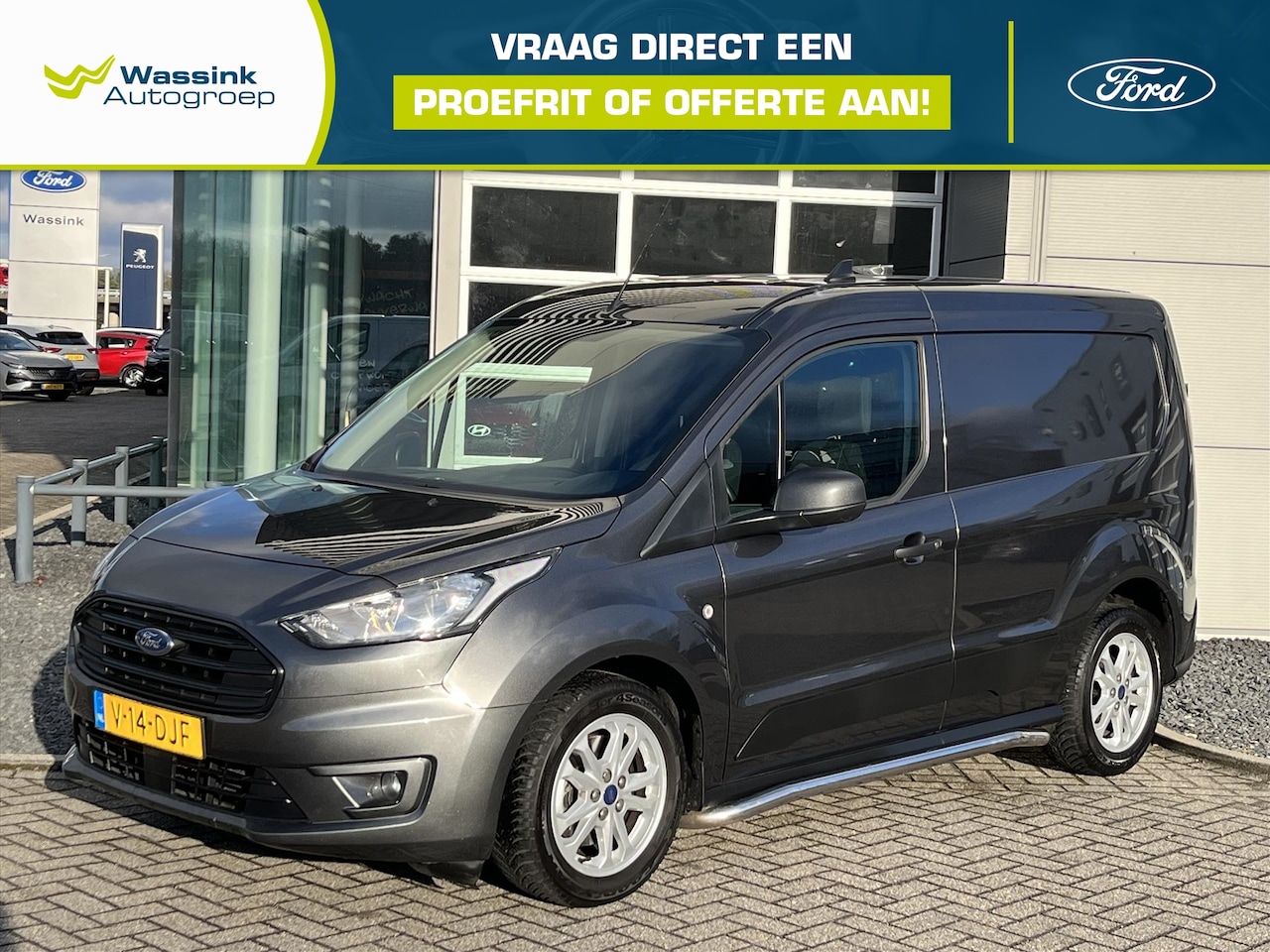 Ford Transit Connect - L1 1.0 Benzine 100pk Trend | Airconditioning | Trekhaak | Cruise control | Betimmering | S - AutoWereld.nl