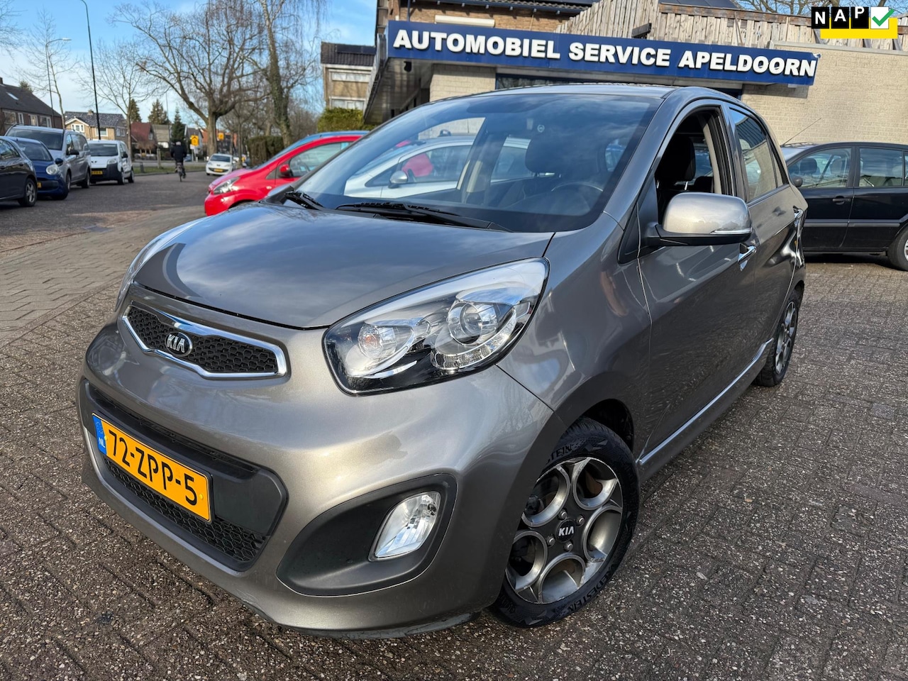 Kia Picanto - 1.0 CVVT Design Edition *NAP*AIRCO*PDC*TREKHAAK*5DRS*ELEKTR. RAMEN*LM. VELGEN* - AutoWereld.nl