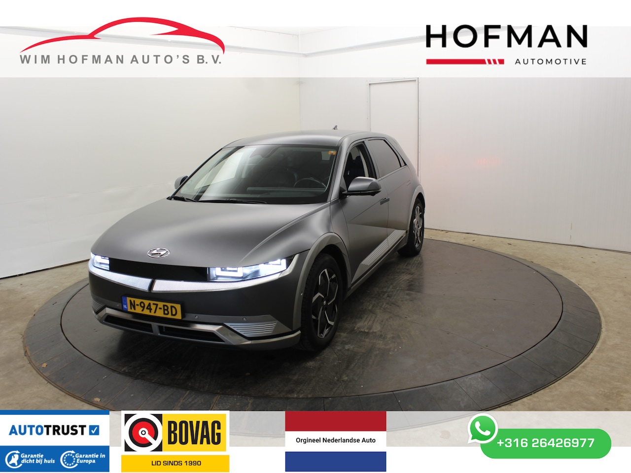 Hyundai IONIQ 5 - Lounge 73kWh SOH 94% Vol Leder Camera EL aKlep - AutoWereld.nl