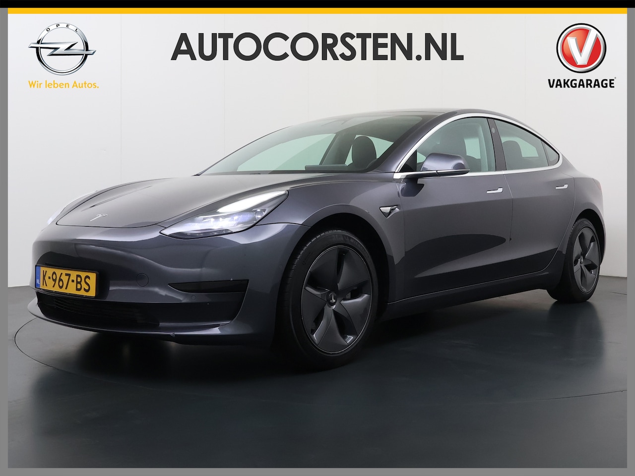 Tesla Model 3 - RWD SR plus 325PK SOH 93% LFP Accu Lmv 18" AutoPilot Leder Panoramadak Adaptive-Cruise Cam - AutoWereld.nl