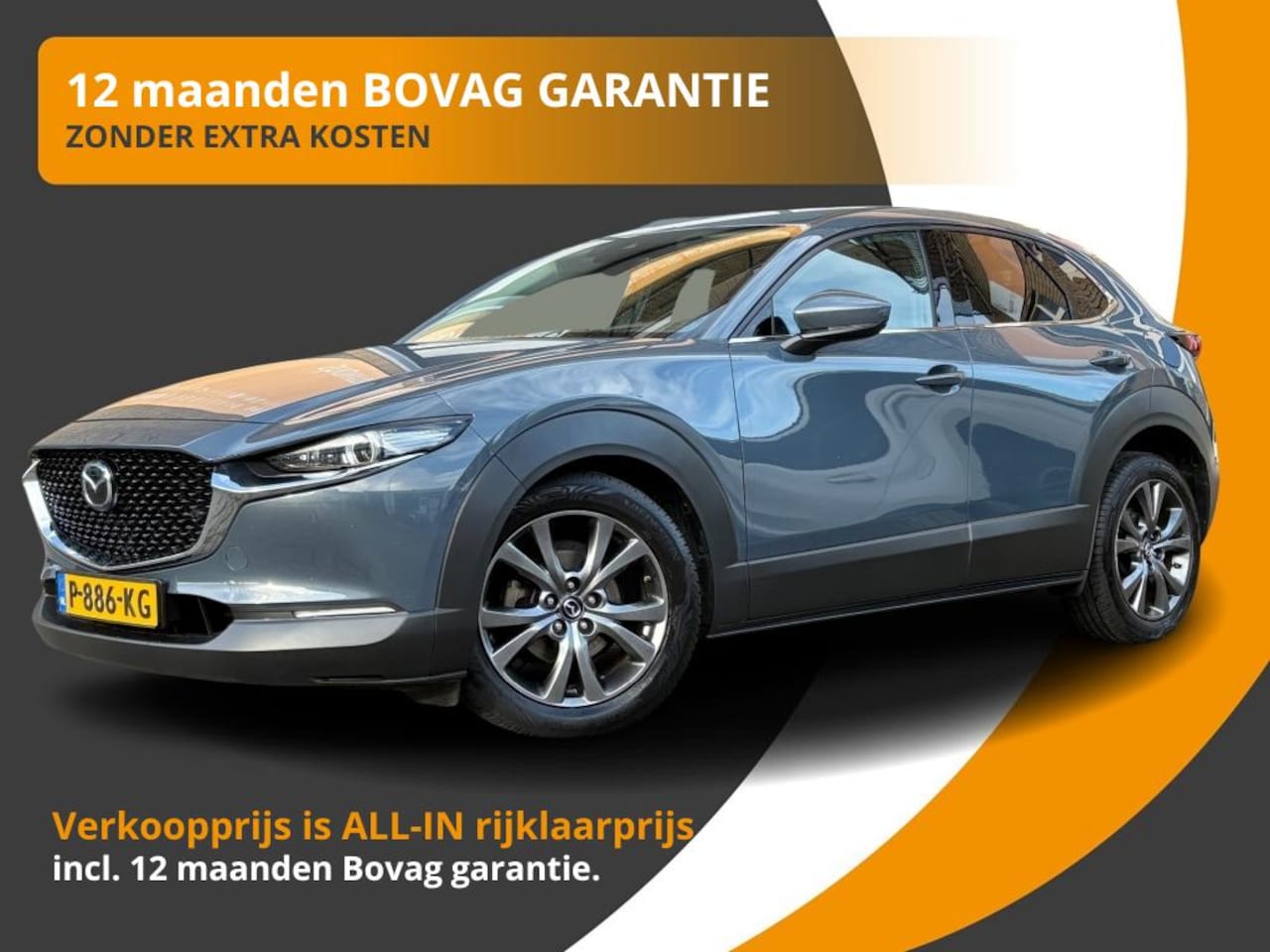 Mazda CX-30 - 2.0 E-SKYACTIV-X 186 AUTOMAAT LUXURY LEER/LED/NL-AUTO/1E EIG. - AutoWereld.nl