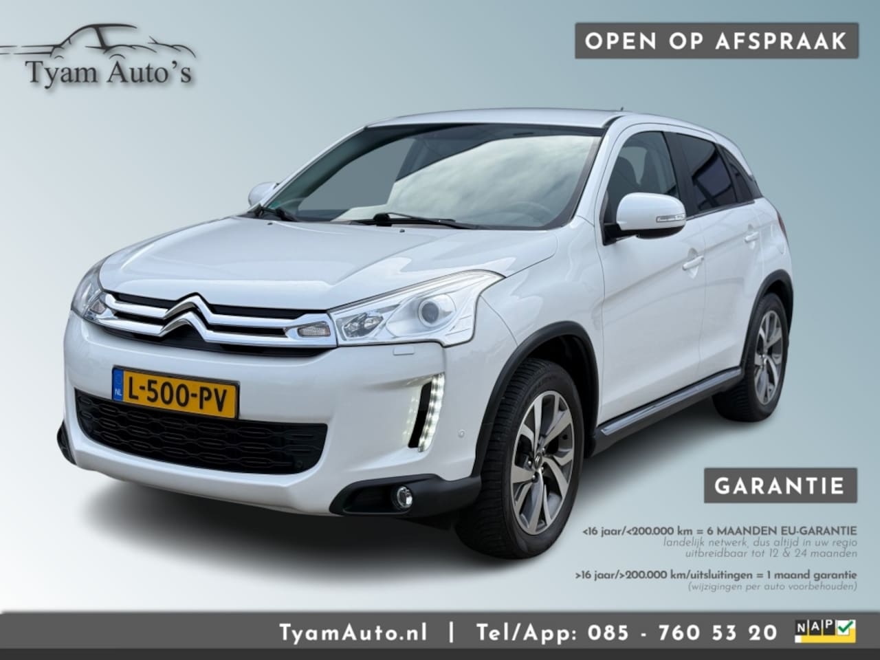 Citroën C4 Aircross - 1.8 HDI 4WD EXCLUSIVE 180PK * AIRCO NAVIGATIE PDC BT XENON 4X4 - AutoWereld.nl