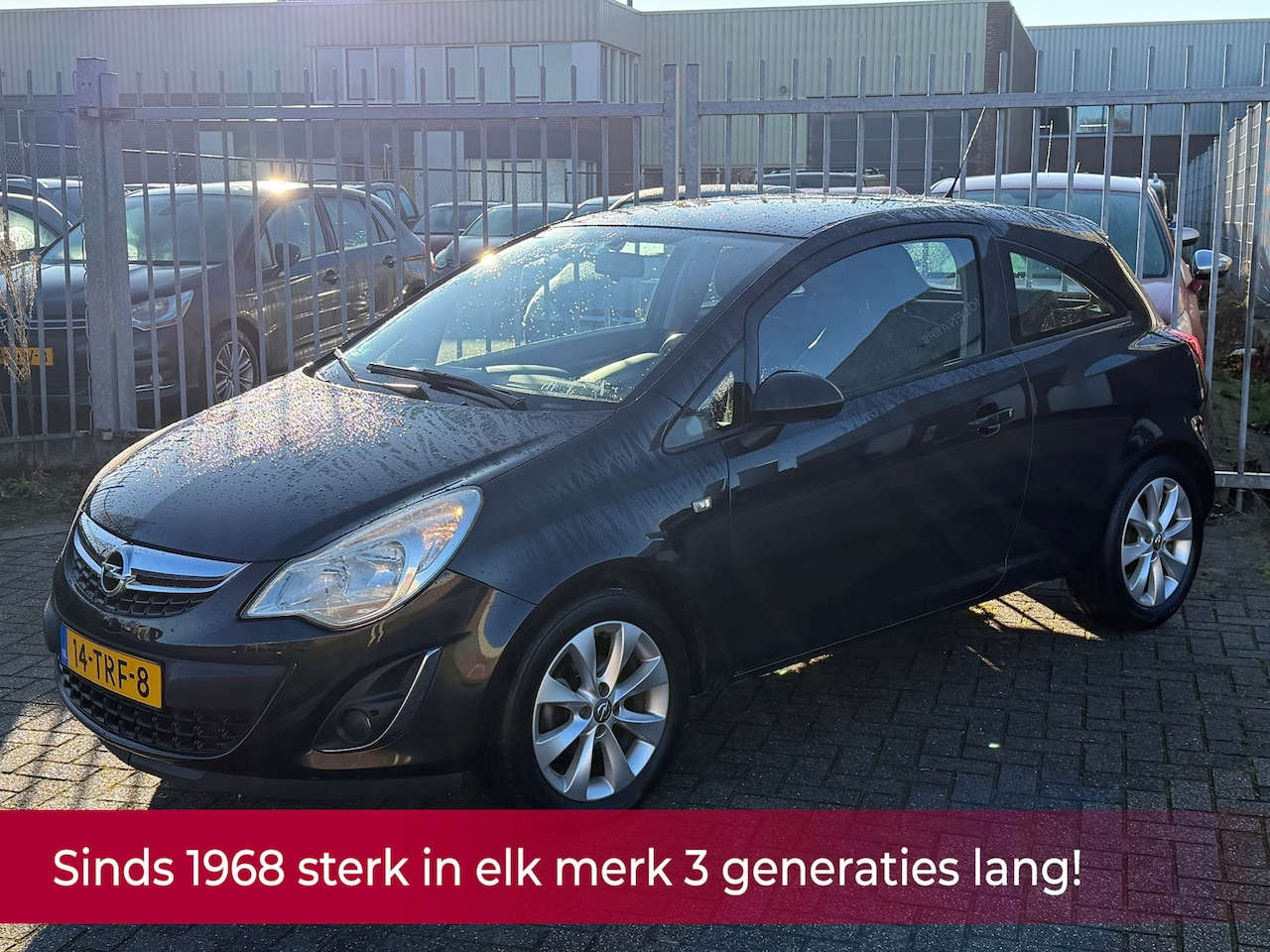 Opel Corsa - 1.2-16V Anniversary Edition 86PK! NL AUTO NAP! Cruise l Airco l 16'LMV l LEER l MTF-stuur! - AutoWereld.nl