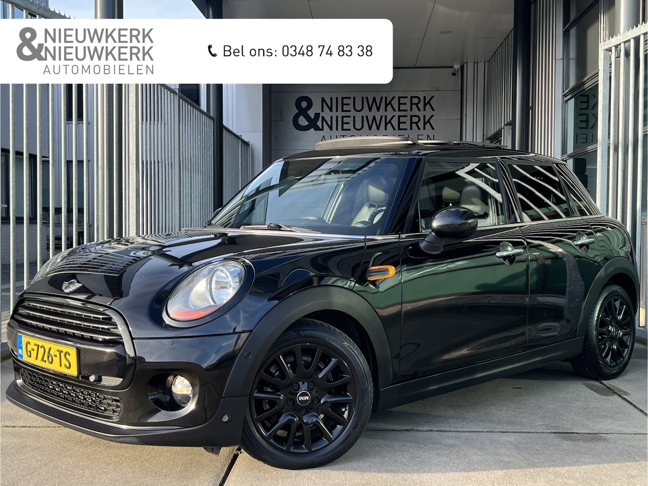 MINI Cooper - Mini 1.5 Serious Business | AUTOMAAT | SCHUIF/KANTELDAK | LEDER | NAVI | PDC V+A | STOELVE - AutoWereld.nl