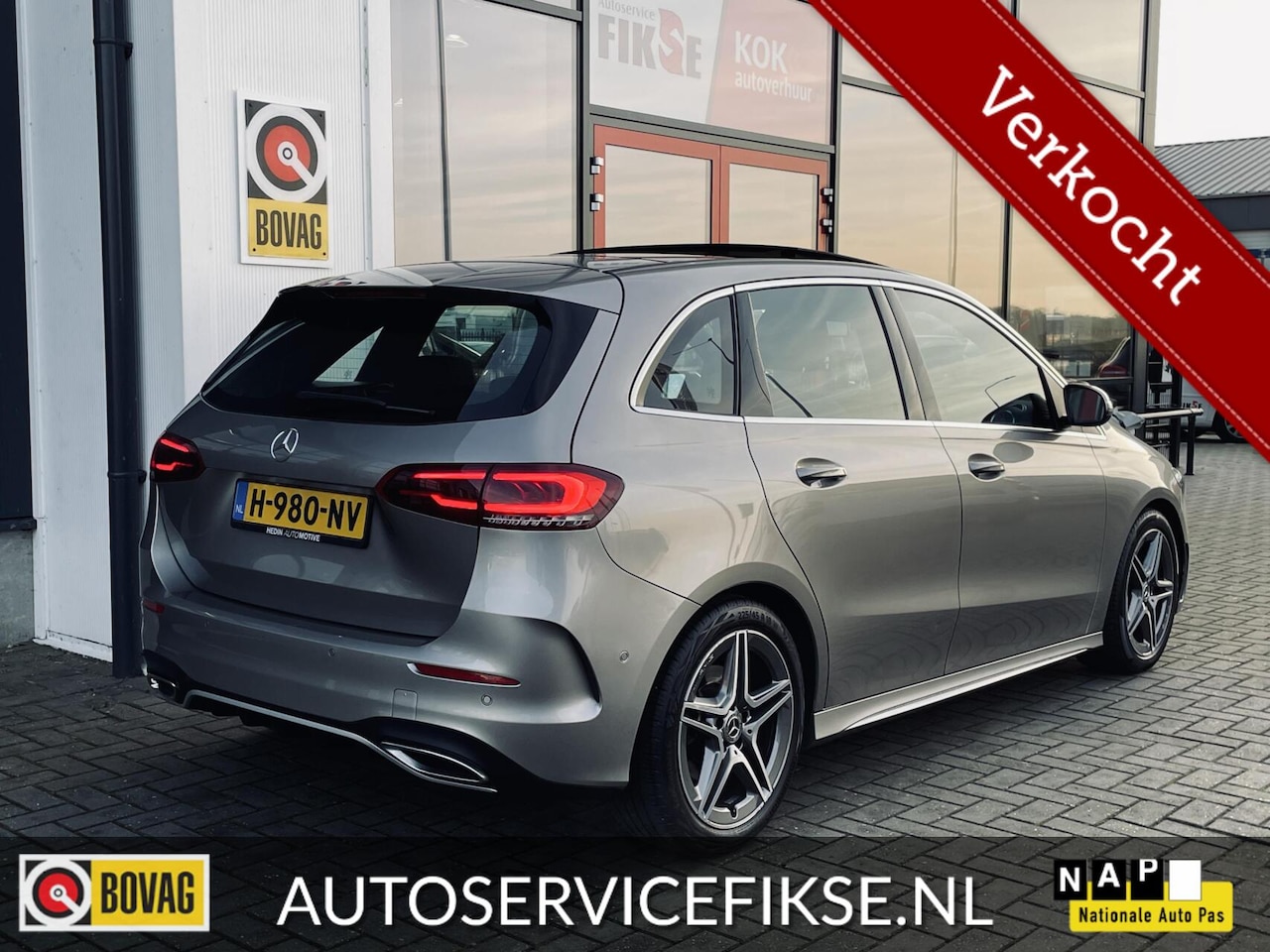 Mercedes-Benz B-klasse - 200 BUSINESS AMG | PANODAK | LEER | STOELV. - AutoWereld.nl