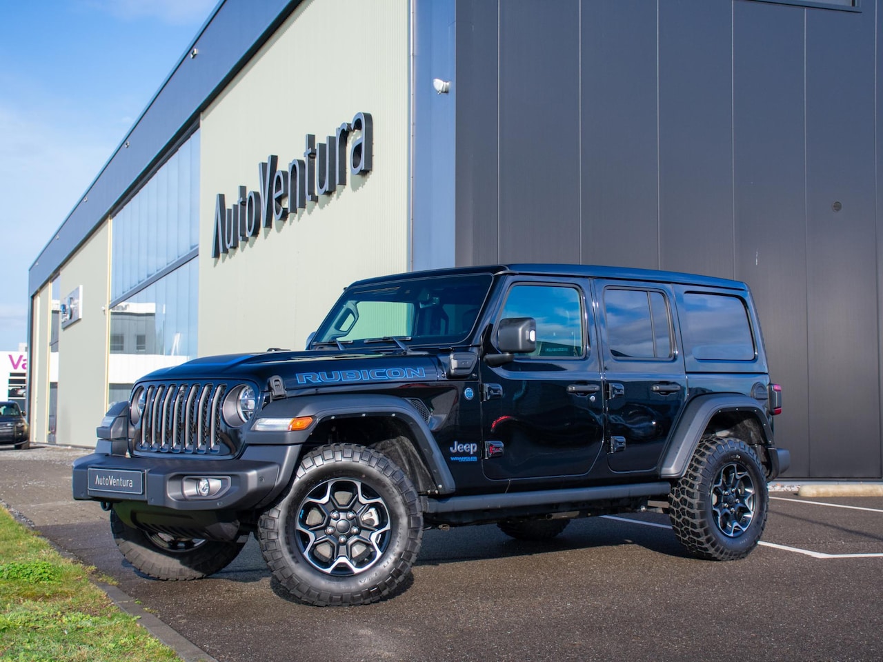 Jeep Wrangler Unlimited - 4xe 380 Rubicon l Stoelverwarming l Stuurwielverwarming l Elektrisch schuif dak l - AutoWereld.nl