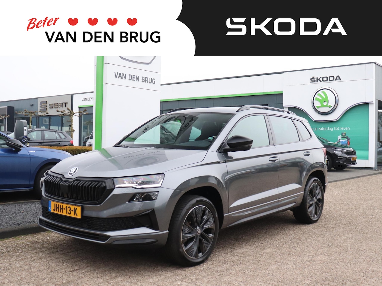 Skoda Karoq - 1.5 TSI 150pk ACT Sportline Business | Trekhaak | Matrix LED | Adaptieve cruise control | - AutoWereld.nl