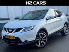 Nissan Qashqai - 1.2 Tekna+/Pano/360Camera/Keyless/Leder/Dodehoek/Navi/Clima/Cruise/Stoelverwarming