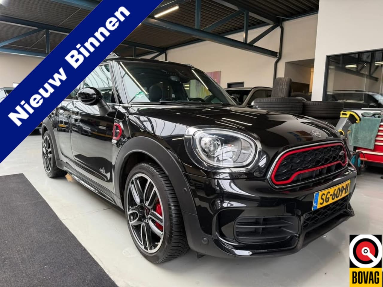 MINI Countryman - Mini 2.0 John Cooper Works ALL4 231 PK Chili Panoramadak Leer Harman-Kardon Elek Stoelvers - AutoWereld.nl