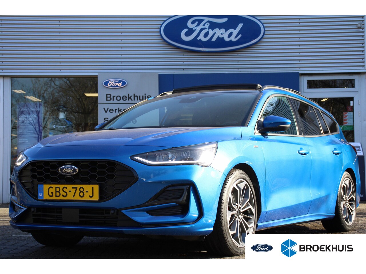 Ford Focus Wagon - 1.0EB Hybrid ST Line X | NL-AUTO! | DEALER OH! | PANORAMADAK | DODE HOEK | ADAPTIVE CRUISE - AutoWereld.nl