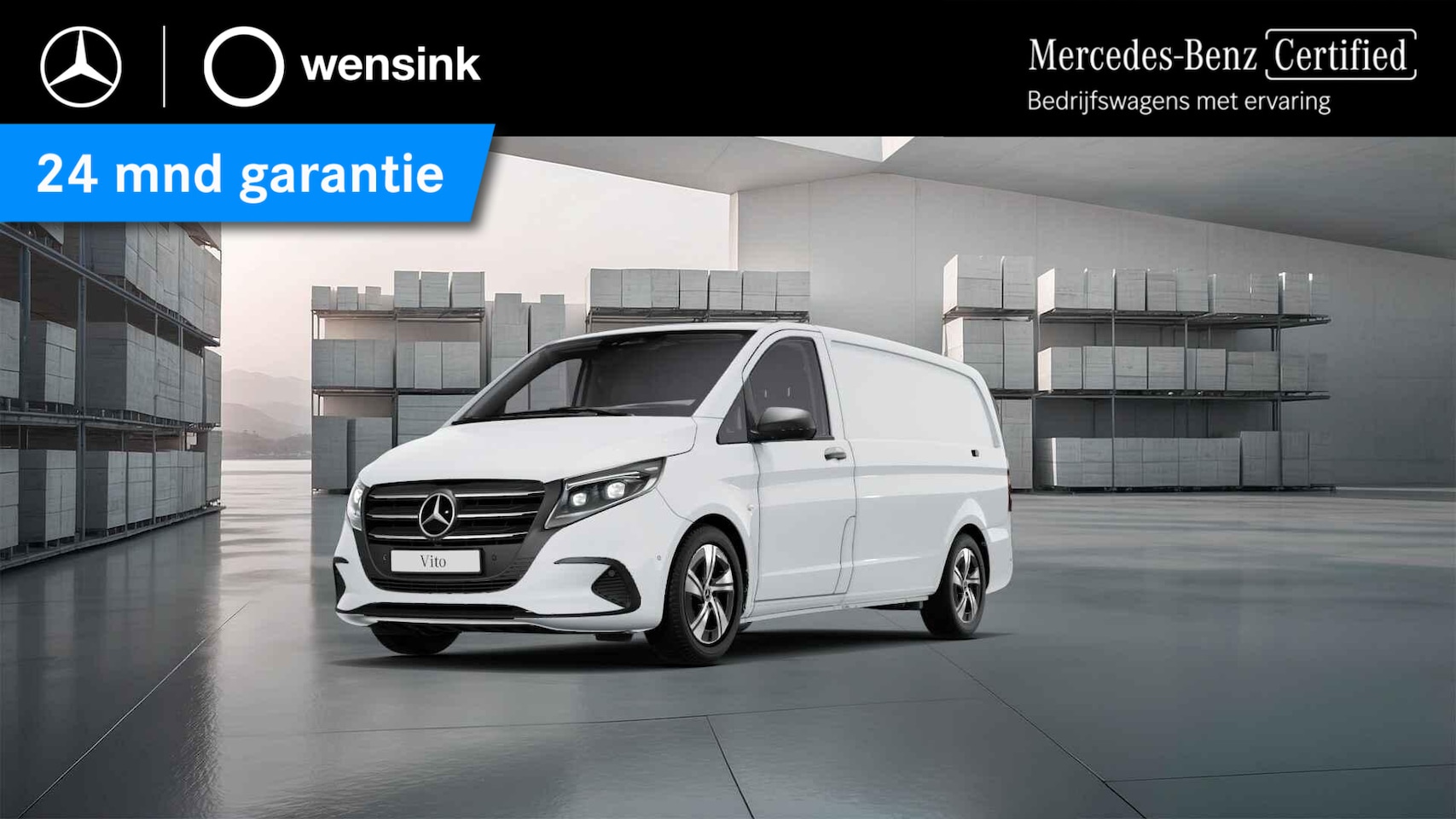 Mercedes-Benz Vito - 116 CDI | L2 | SELECT | AUTOMAAT | 165 PK | LEDER ZWART | LED | NAVIGATIE | CAMERA | CRUIS - AutoWereld.nl