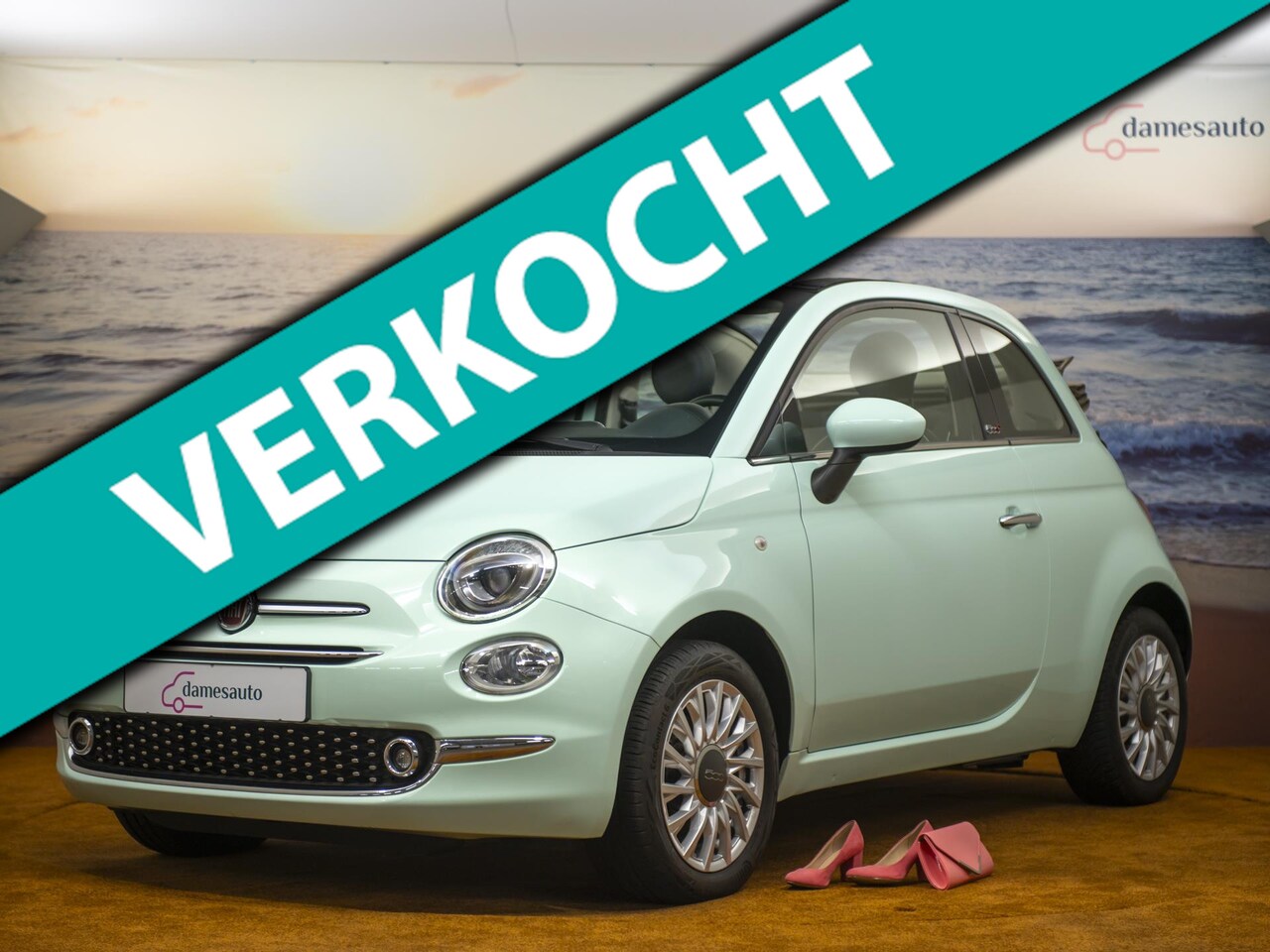 Fiat 500 C - 1.2 Cabriolet, nieuwe APK, incl garantie, nwe riem - AutoWereld.nl