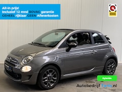 Fiat 500 C - 1.0 Hybrid Sport Cabriolet AIRCO-LEDER-NAVI by CARPLAY-CRUISE-LMV