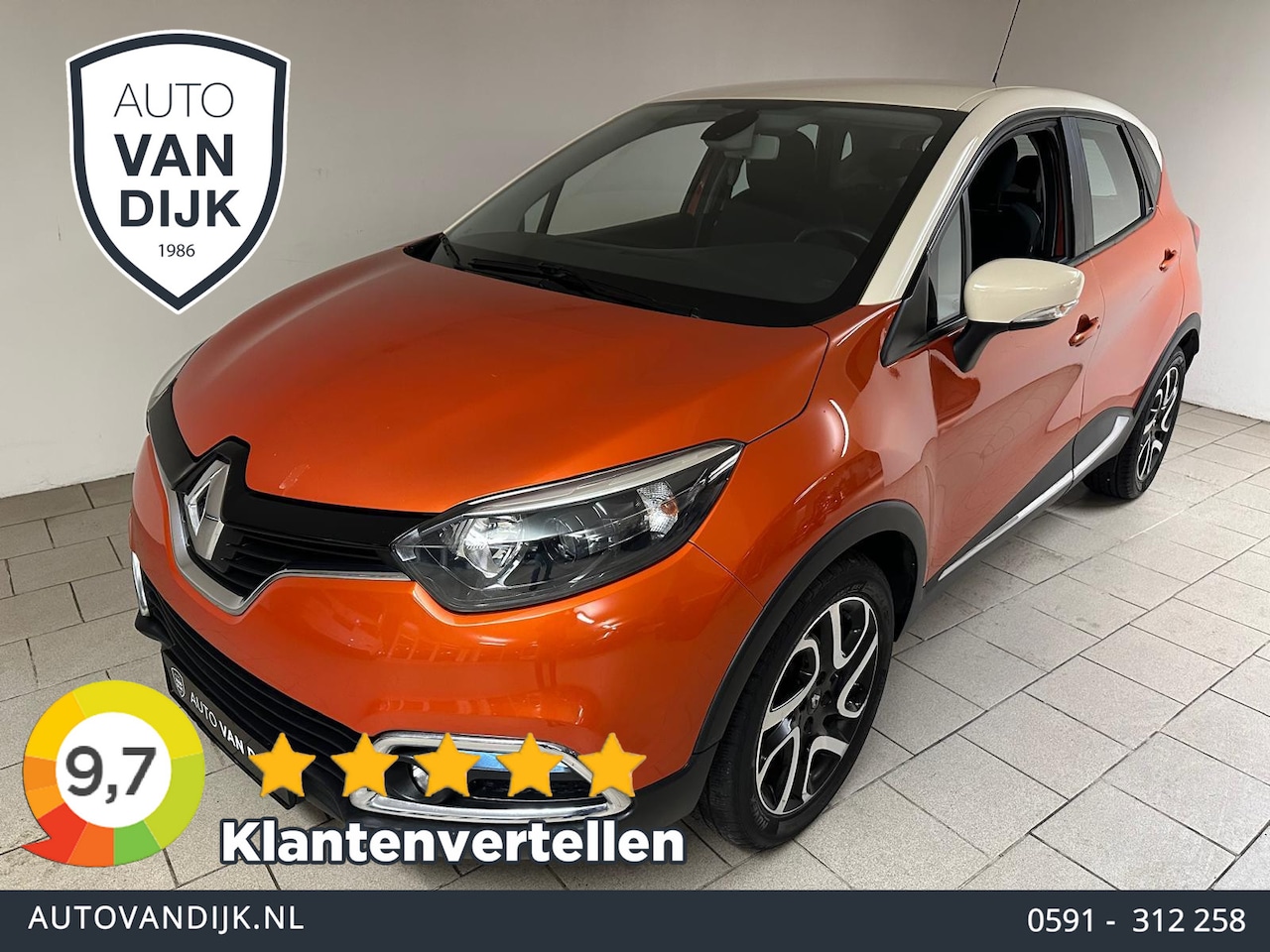 Renault Captur - 0.9 TCe Dynamique AIRCO CLIMA NAVI CRUISE PDC TREKHAAK NETTE AUTO - AutoWereld.nl