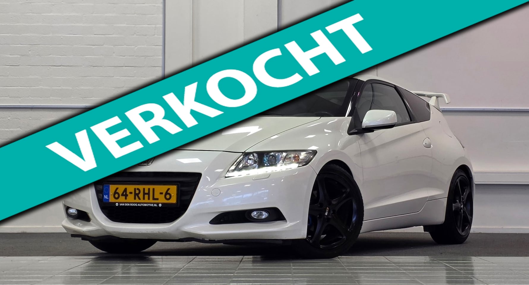 Honda CR-Z - 1.5 i-Vtec IMA GT 100% Onderhouden Hankook Sportuitlaat Mooi! - AutoWereld.nl