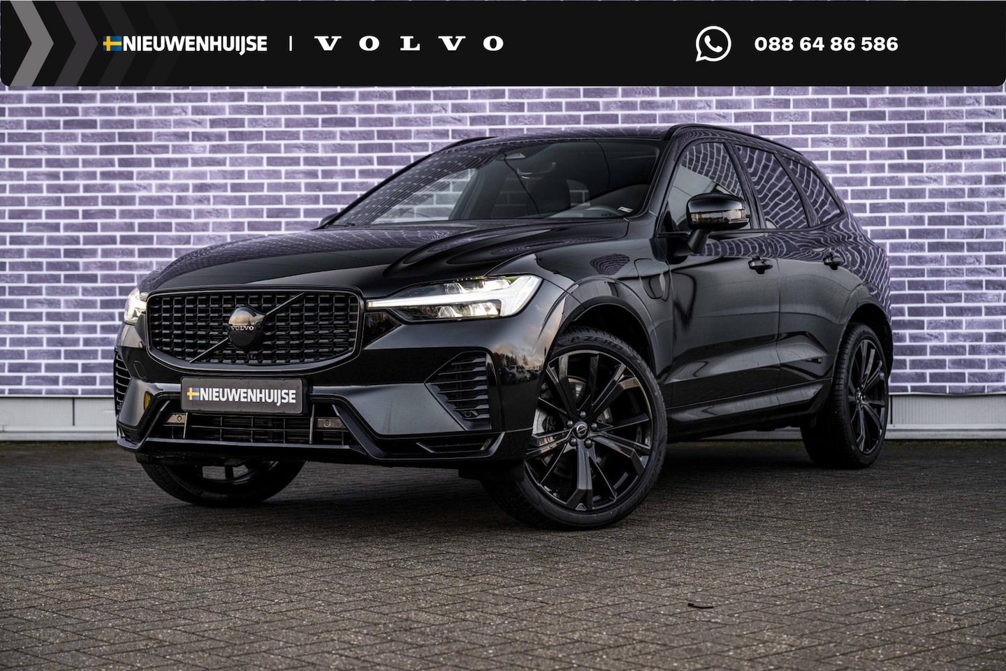 Volvo XC60 - 2.0 T6 Plug-in hybrid AWD Plus Black Edition | Adaptieve Cruise Control | Donker Glas | Pa - AutoWereld.nl