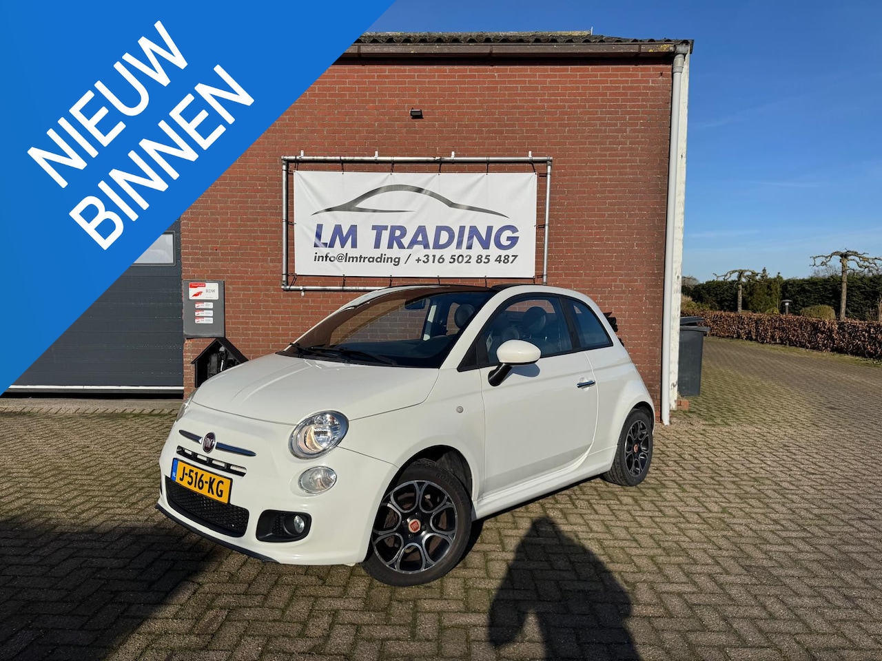Fiat 500 C - 1.2 500S CABRIO LMV AIRCO DIGITAAL DASHBOARD - AutoWereld.nl