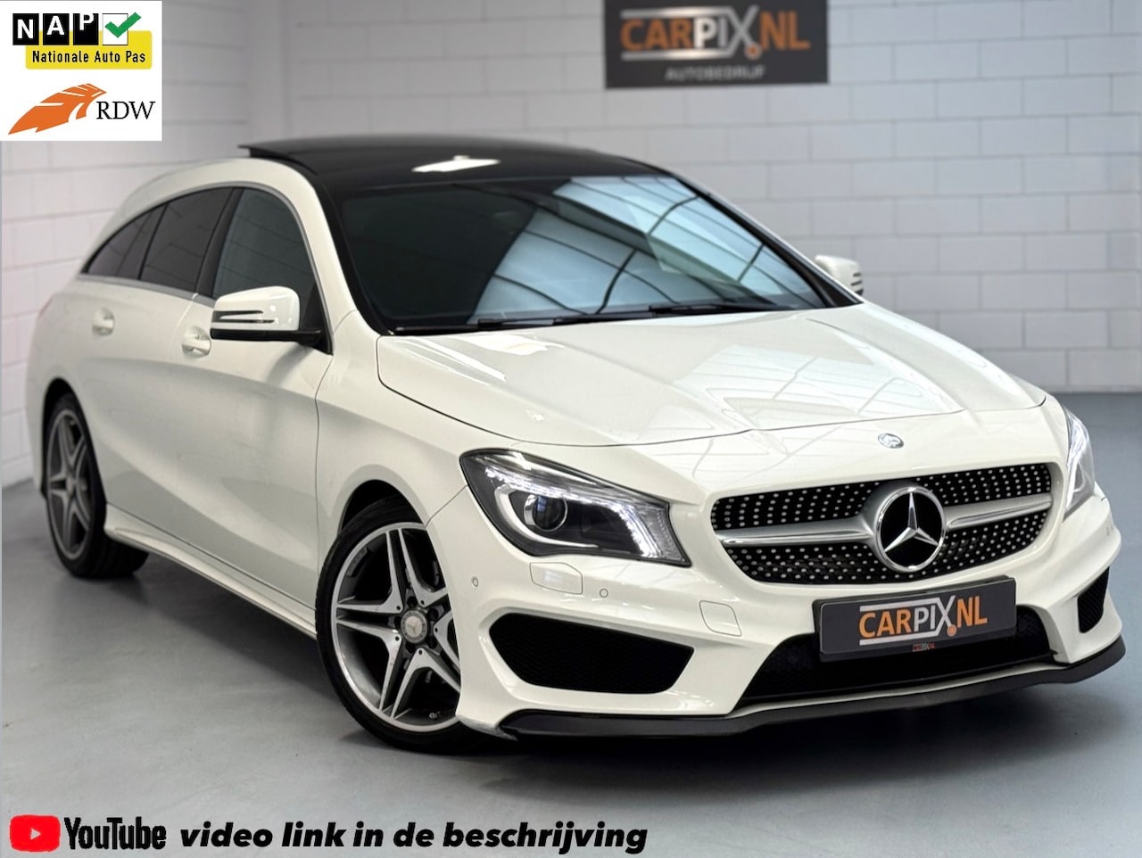 Mercedes-Benz CLA-klasse Shooting Brake - 180 AMG 2016, NL-auto, Pano - AutoWereld.nl