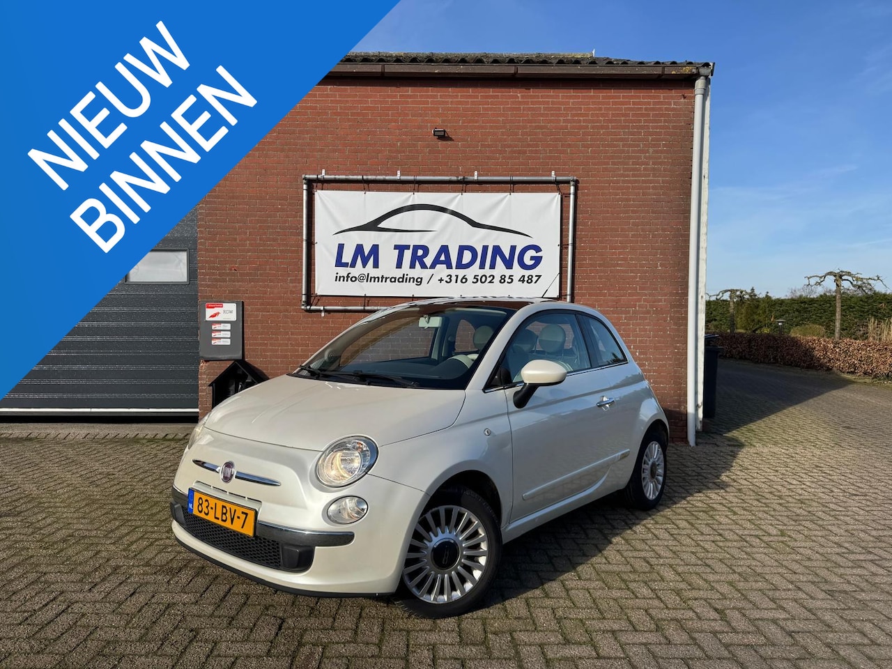 Fiat 500 - 1.2 Lounge AUTOMAAT AIRCO LMV GLAZEN-DAK NAP! - AutoWereld.nl