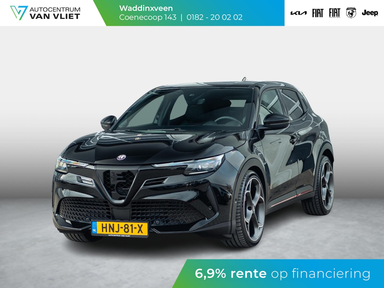 Alfa Romeo Junior - Elettrica Veloce 54 kWh | 280pk | Clima | Navi | Adapt. Cruise | Keyless | Camera | BSM - AutoWereld.nl