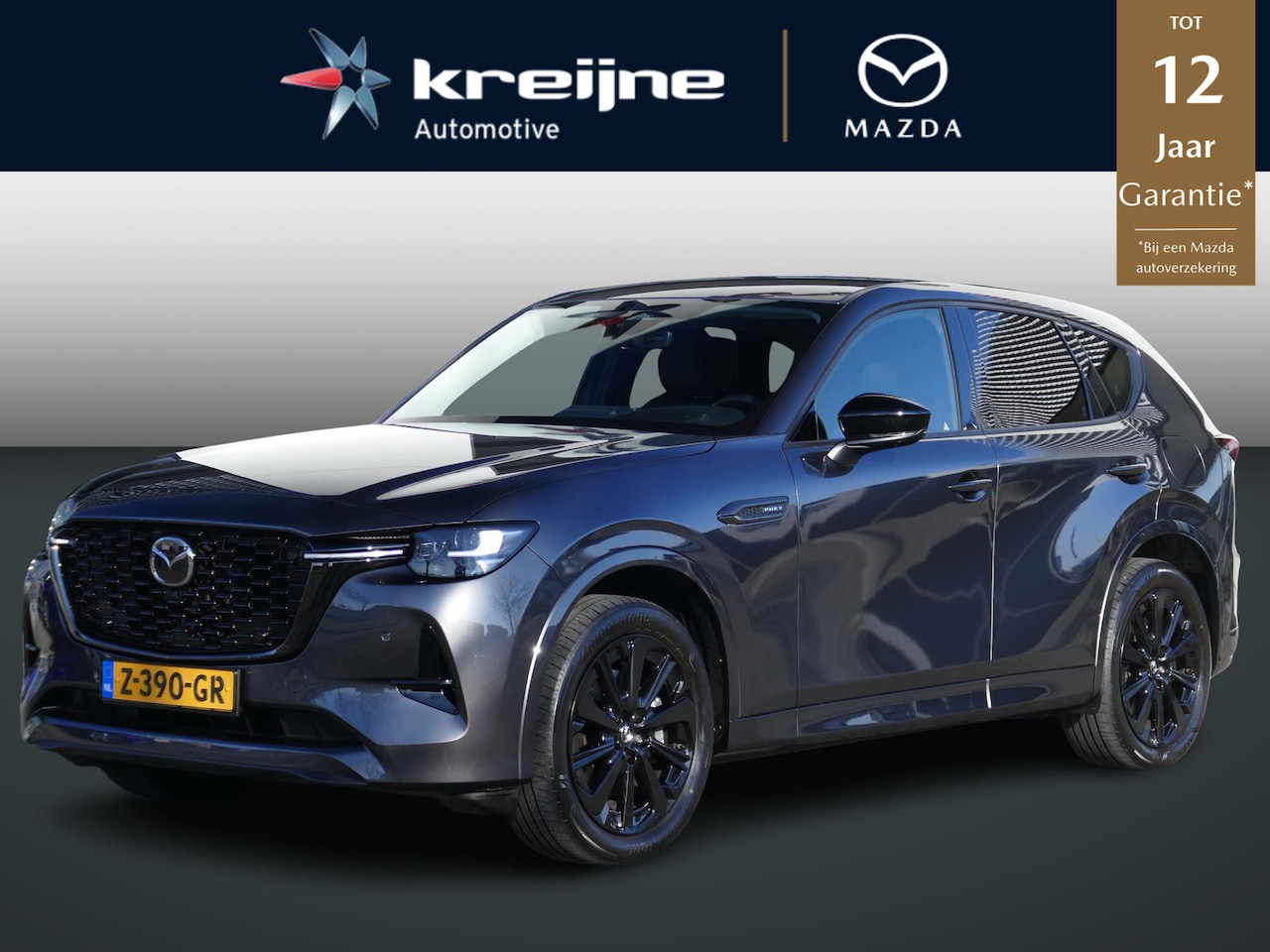 Mazda CX-60 - 2.5 e-SkyActiv PHEV Homura | Driver Assistance Pack | Convenience & Sound Pack | Logo's Zw - AutoWereld.nl