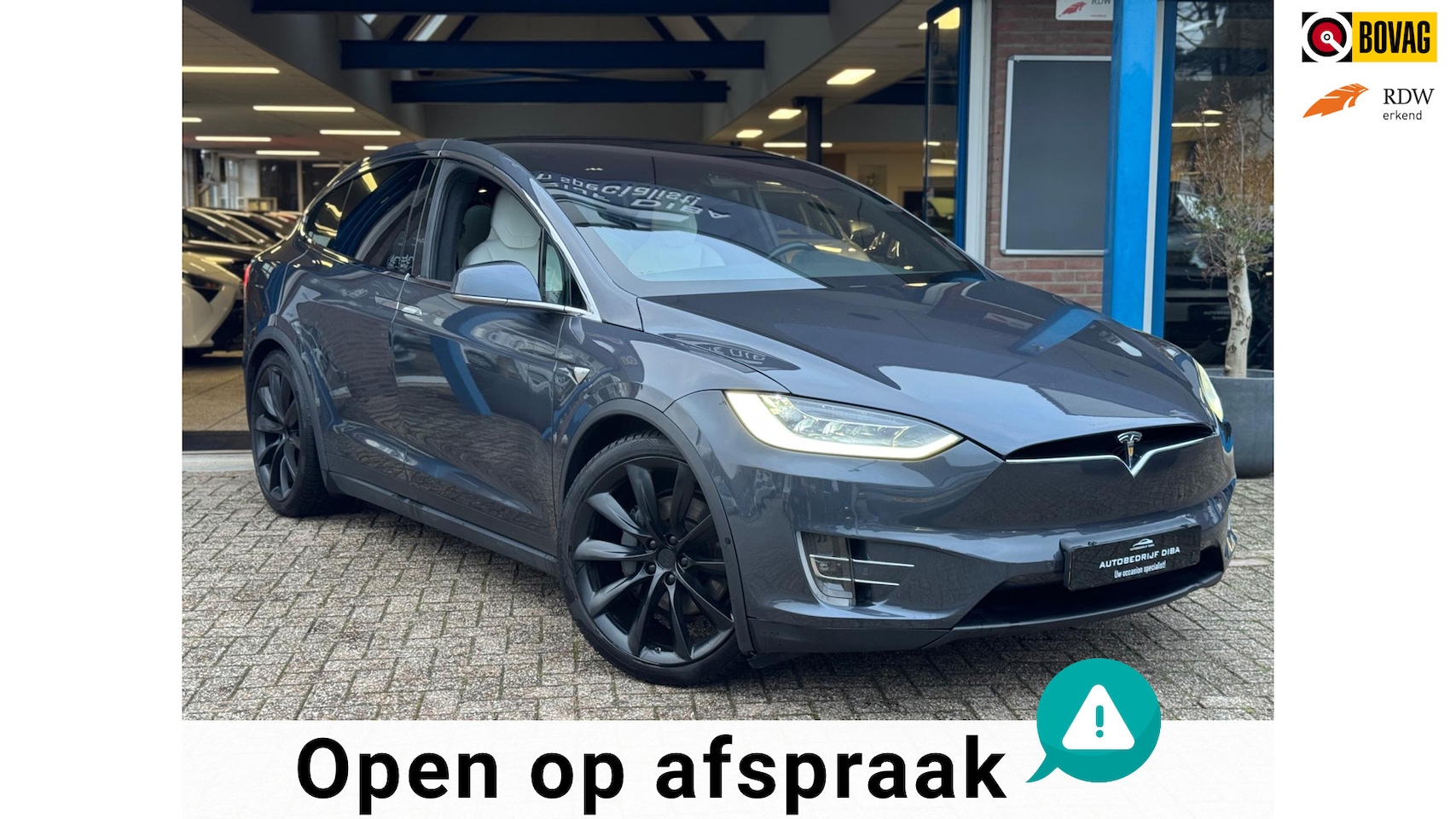 Tesla Model X - 90D Performance 6p. 2017 Trekhaak NAP! - AutoWereld.nl