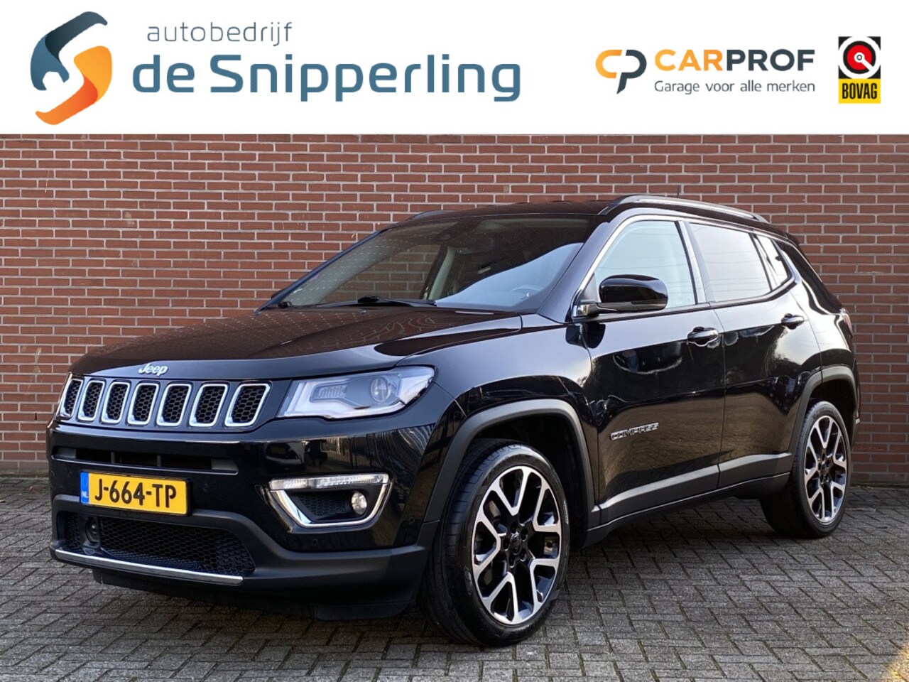 Jeep Compass - 1.3T LIMITED NAVI CRUISE CLIMA PDC CAMERA - AutoWereld.nl