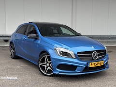 Mercedes-Benz A-klasse - 180 AMG Aut|Pano|Leder|South Sea Blue|Cruise|Climate