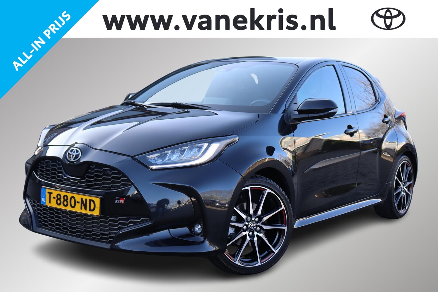 Toyota Yaris - 1.5 Hybrid GR Sport 1.5 Hybrid GR Sport , Premium Pack , Stoel- en stuurverwarming , Panoramadak , Head-Up Dis - AutoWereld.nl