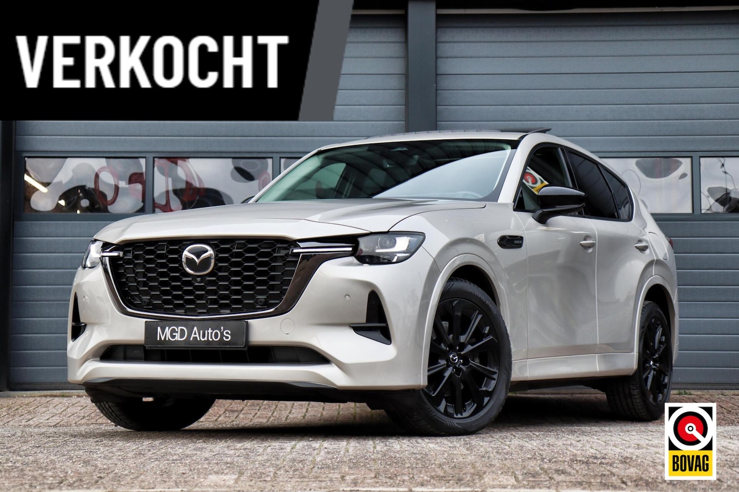 Mazda CX-60 - 2.5 e-SkyActiv PHEV Homura /PANODAK/360 CAMERA/STOELVERW+VENTL./KEYLESS/ELEK. KLEP/HUD/BOS - AutoWereld.nl