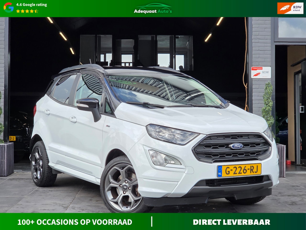 Ford EcoSport - 1.0 EcoBoost ST-Line|Automaat|Airco|Navi|APK - AutoWereld.nl