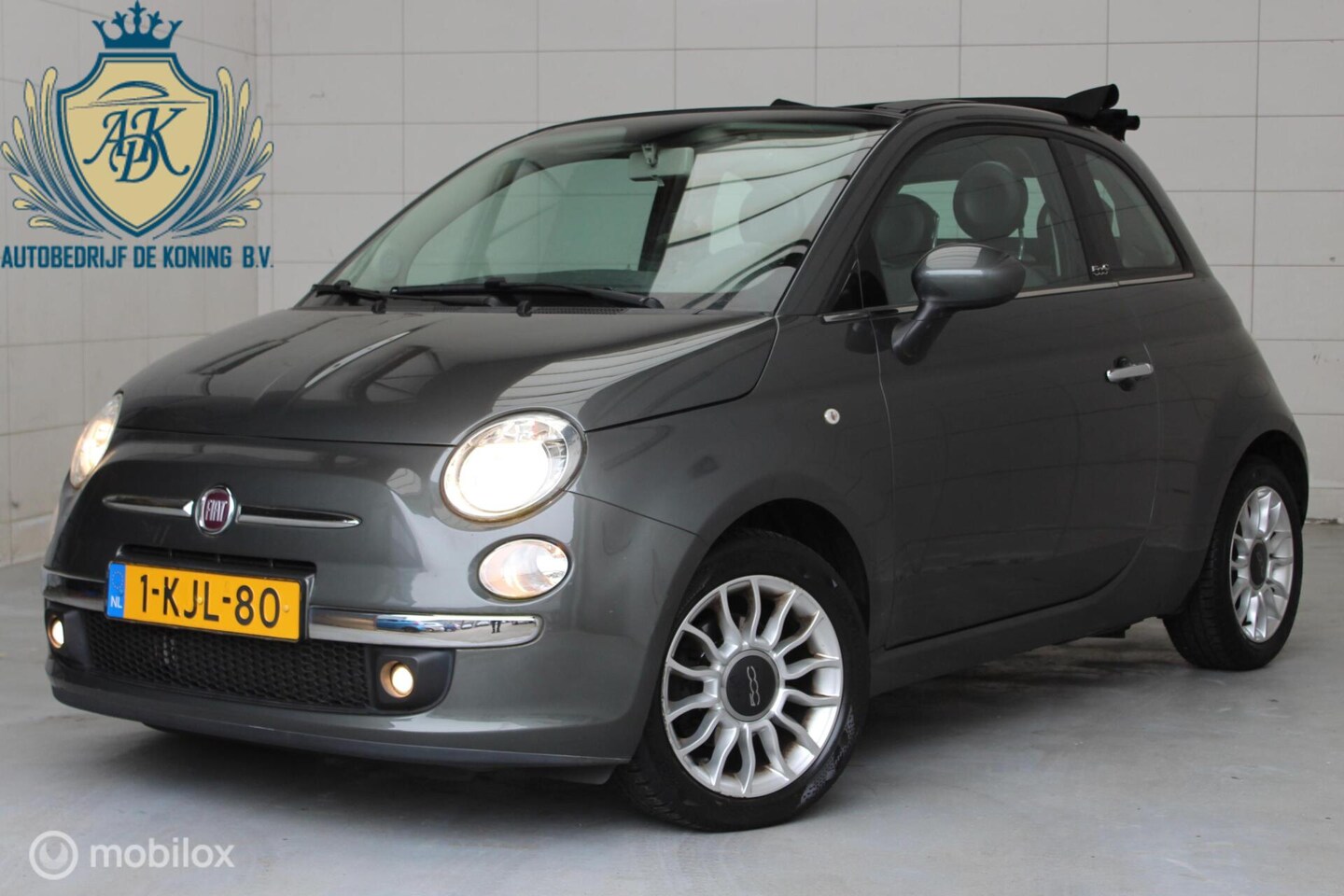 Fiat 500 - 0.9 TwinAir Lounge Cabrio,Airco,PDC,Automaat - AutoWereld.nl