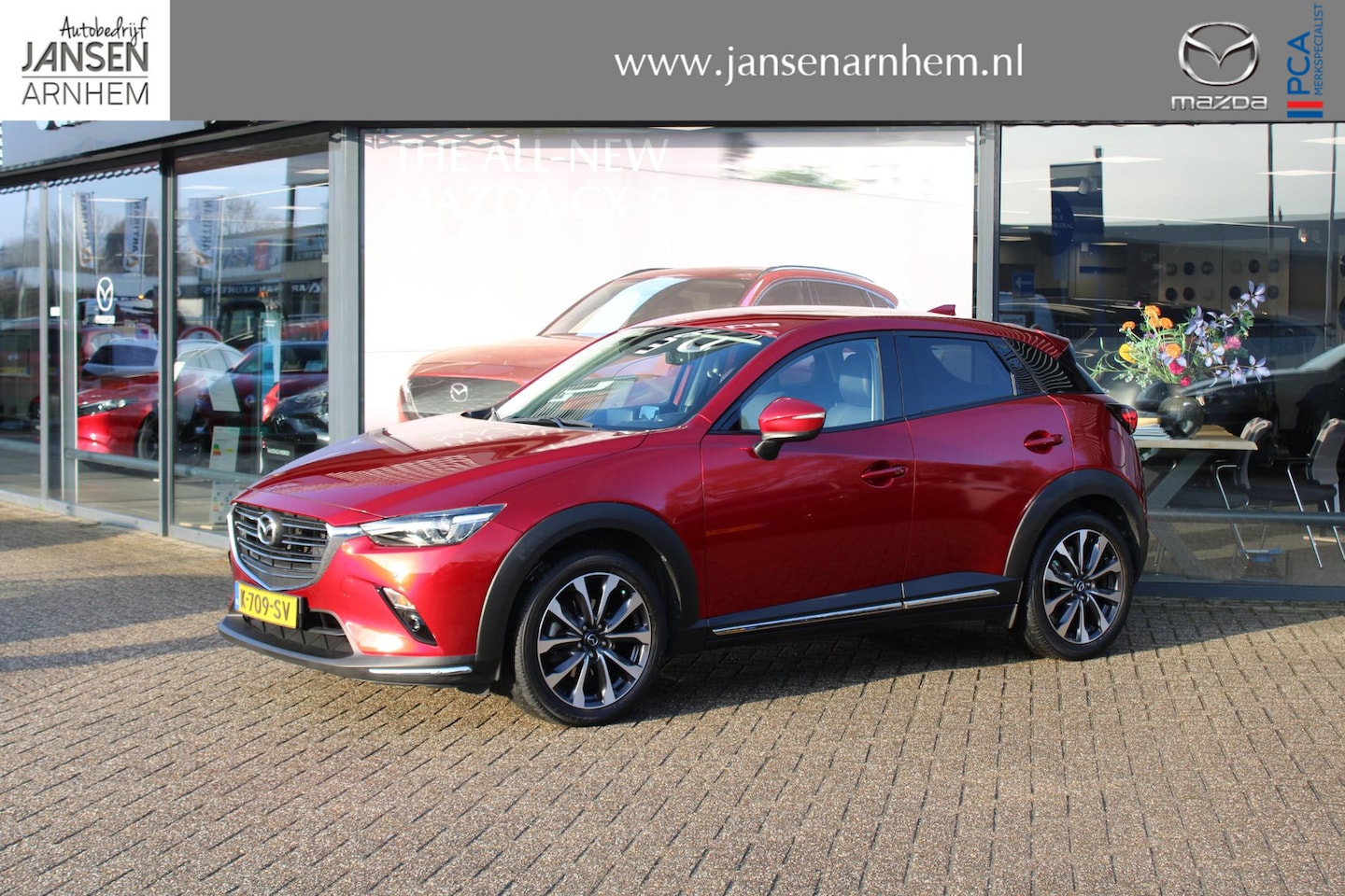 Mazda CX-3 - 2.0 SkyActiv-G 121 Luxury 2.0 SkyActiv-G 121 Luxury , Trekhaak, Half Leder, Clima, Cruise, Camera, Stoelverwarming, - AutoWereld.nl