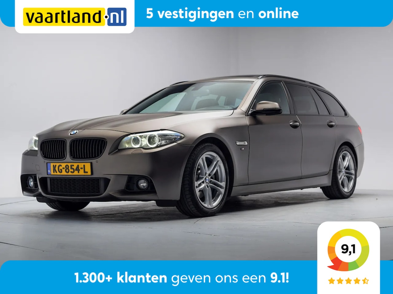 BMW 5-serie Touring - 520i M Sport Edition Aut. [ panorama leder navi prof. ] - AutoWereld.nl