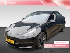 Tesla Model 3 - Performance Dual Motor AWD 75KWH 463PK PANO LEDER NAVI