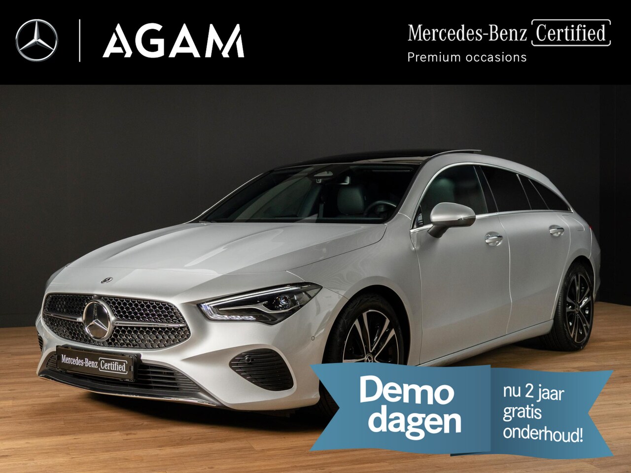 Mercedes-Benz CLA-klasse Shooting Brake - 200 Luxury Line Panorama dak | Trekhaak - AutoWereld.nl