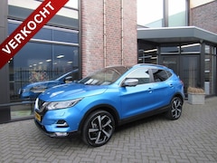 Nissan Qashqai - 1.6 163pk DIG-T Tekna 19 inch / panoramdak / bekleding leer / navigatie / 360 camera / tre