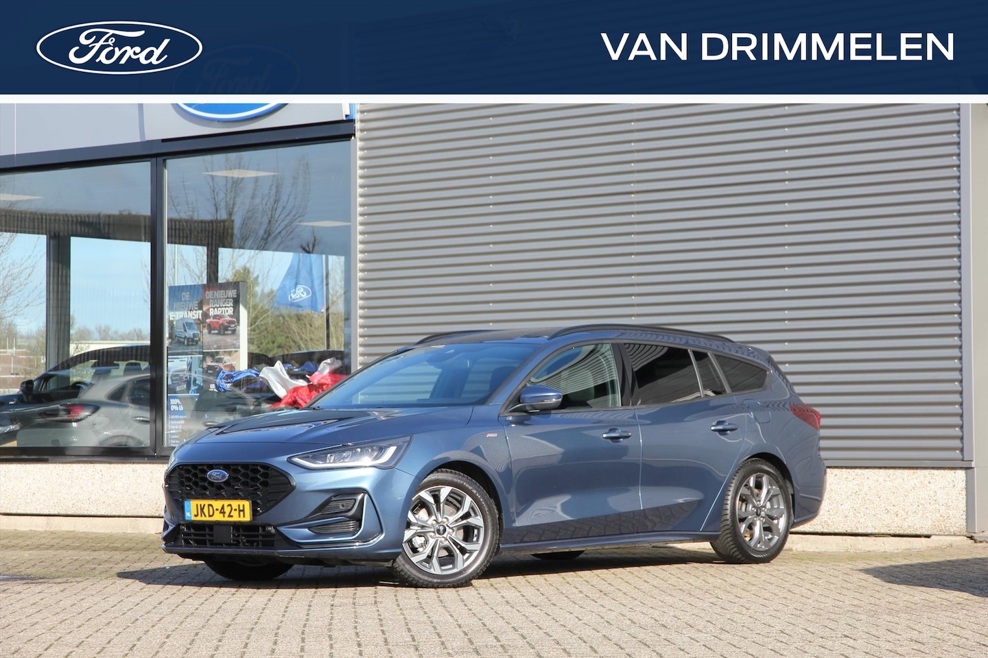 Ford Focus Wagon - Hybrid 125pk ST-Line | Adaptive Cruise | Winter Pack | Rijklaarprijs! - AutoWereld.nl