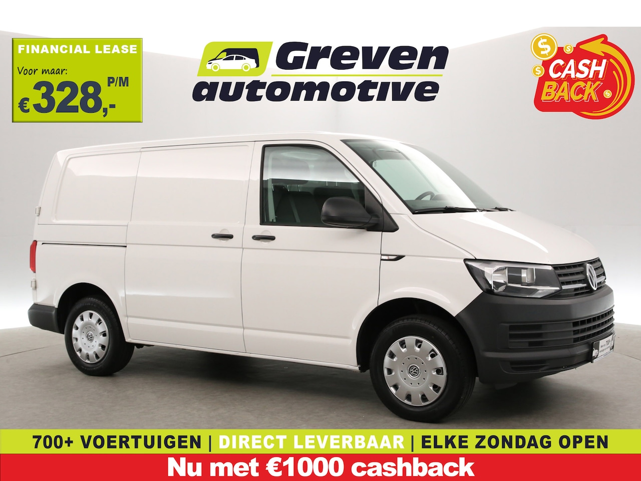 Volkswagen Transporter - 2.0 TDI 140PK L1H1 | Koelwagen 0° | Nachtkoeling | 3-Zits | Airco | Parkeersens. - AutoWereld.nl