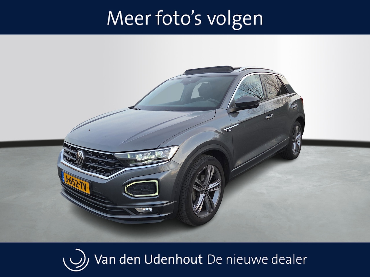 Volkswagen T-Roc - 1.5 TSI 150pk Sport Business R DSG / Panoramadak / Navigatie / Camera - AutoWereld.nl