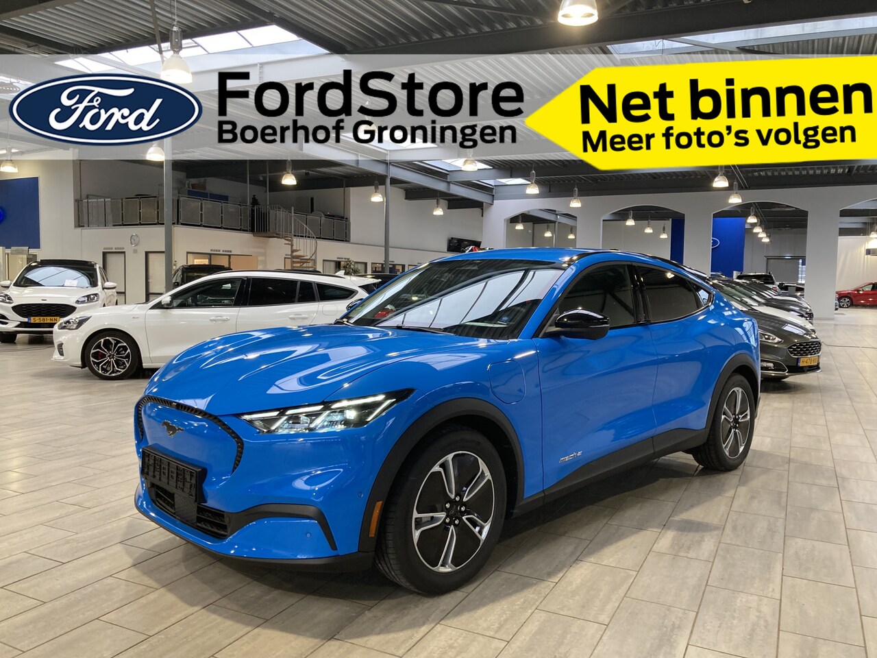 Ford Mustang Mach-E - RWD 75 kWh 268 pk | Adapt. cruise | LED | 360° Camera |  Apple Carplay draadloos | Stuurve - AutoWereld.nl