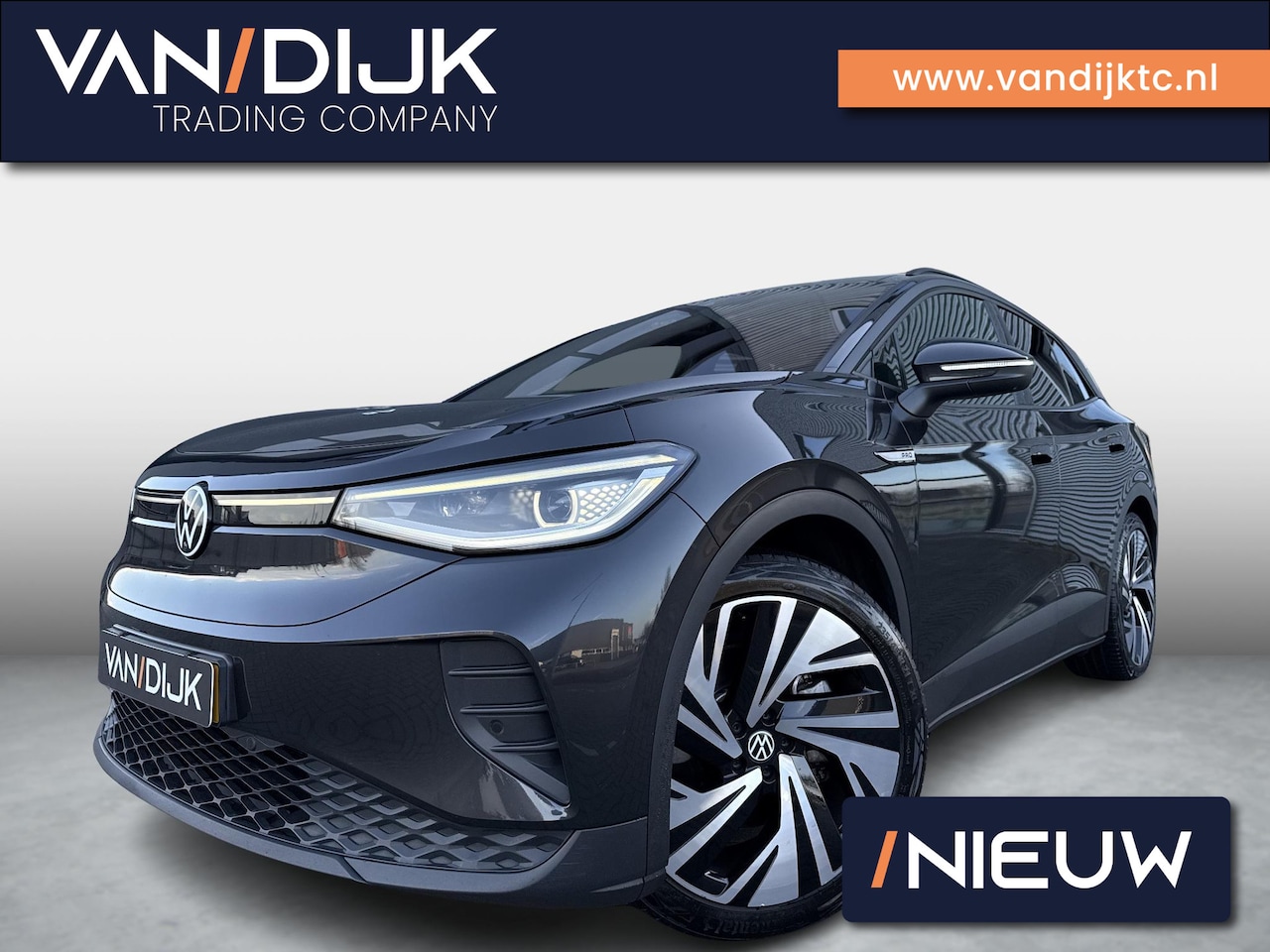 Volkswagen ID.4 - Max 77 kWh ✓SOH 90% Rijtest ✓Panoramadak ✓Warmtepomp ✓Matrix LED ✓Head-Up ✓Half Leder Alca - AutoWereld.nl