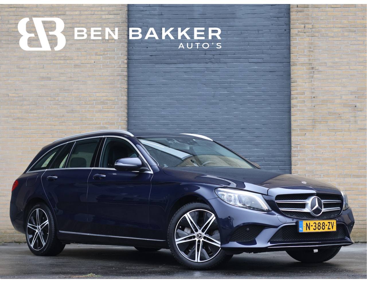 Mercedes-Benz C-klasse Estate - 300 e Premium Plus Pack | Burmester | ACC | Massage | HUD | 360° | Haak | Memory | - AutoWereld.nl