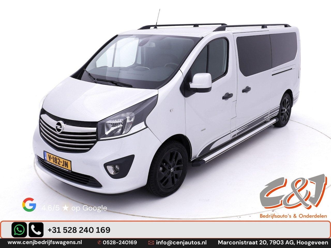 Opel Vivaro - 1.6 CDTI L2H1 Dubbele Cabine innovation #136 ecc leder luxe lease 418,- p/md - AutoWereld.nl