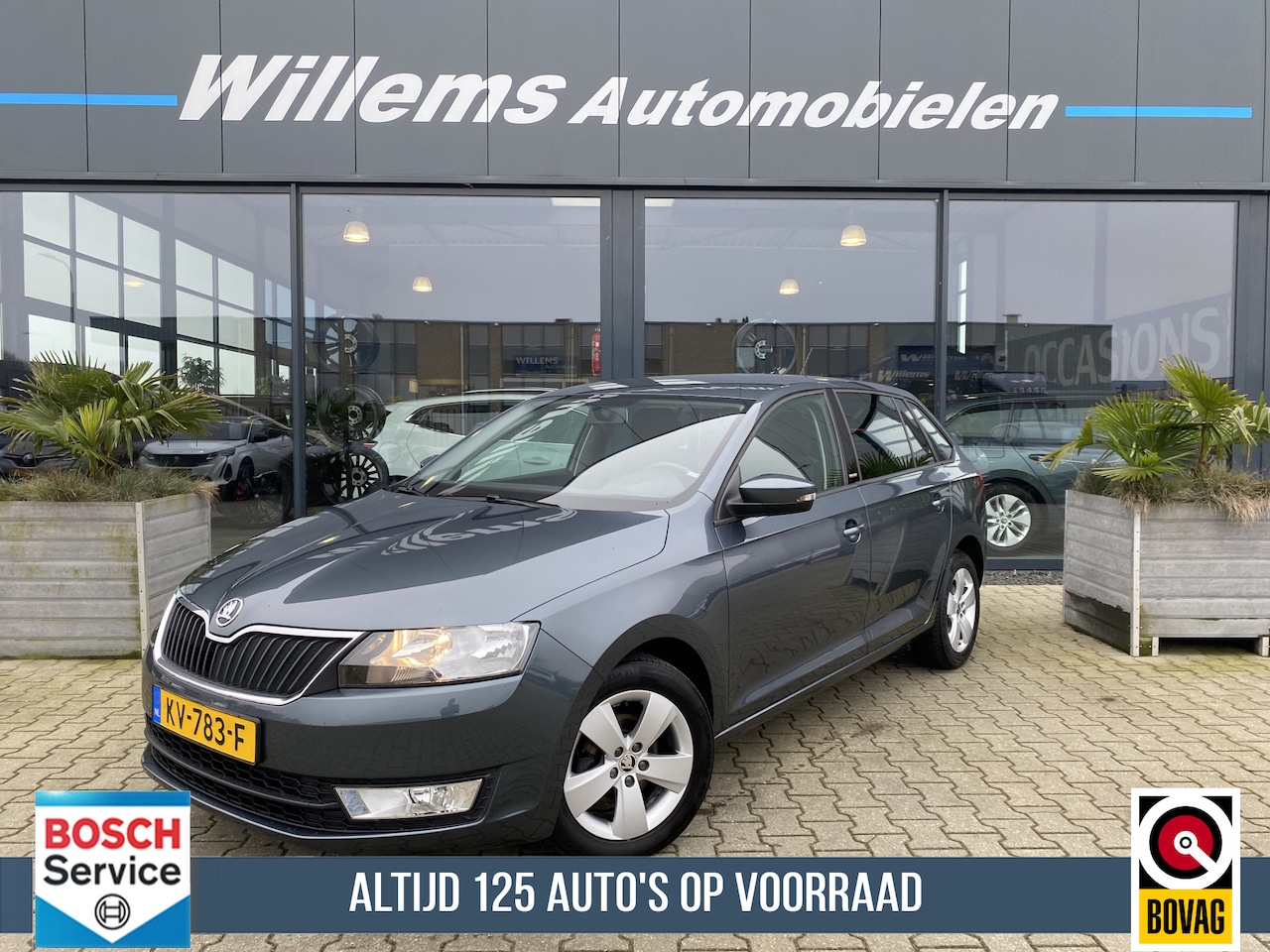 Skoda Rapid Spaceback - 1.2 TSI Greentech JOY Trekhaak, Navigatie , Cruise Control , App Connect - AutoWereld.nl