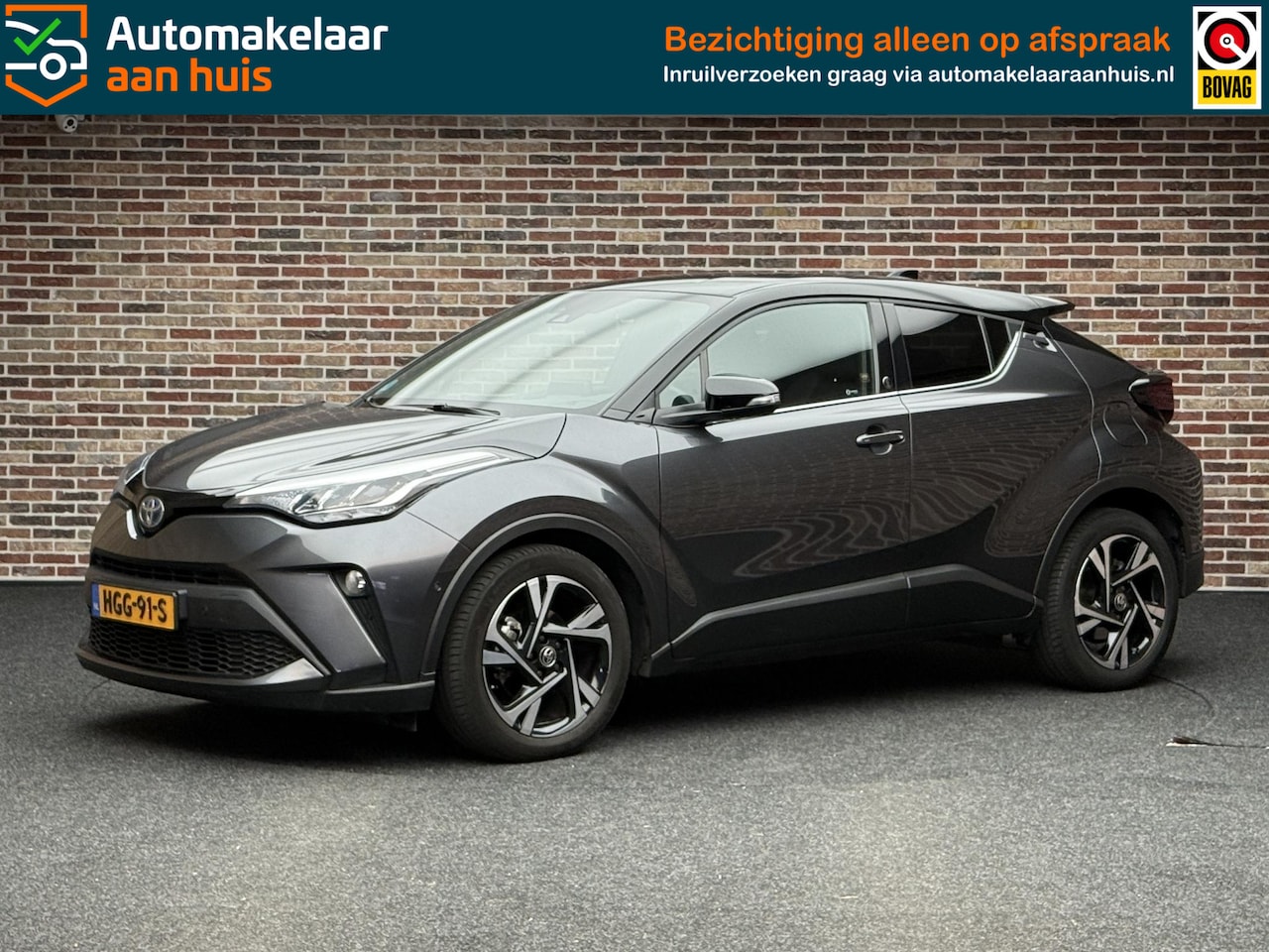 Toyota C-HR - 1.8 Hybrid Bi-Tone Achteruitrijcamera | Stoel- & stuurverwarming | Keyless entry - AutoWereld.nl