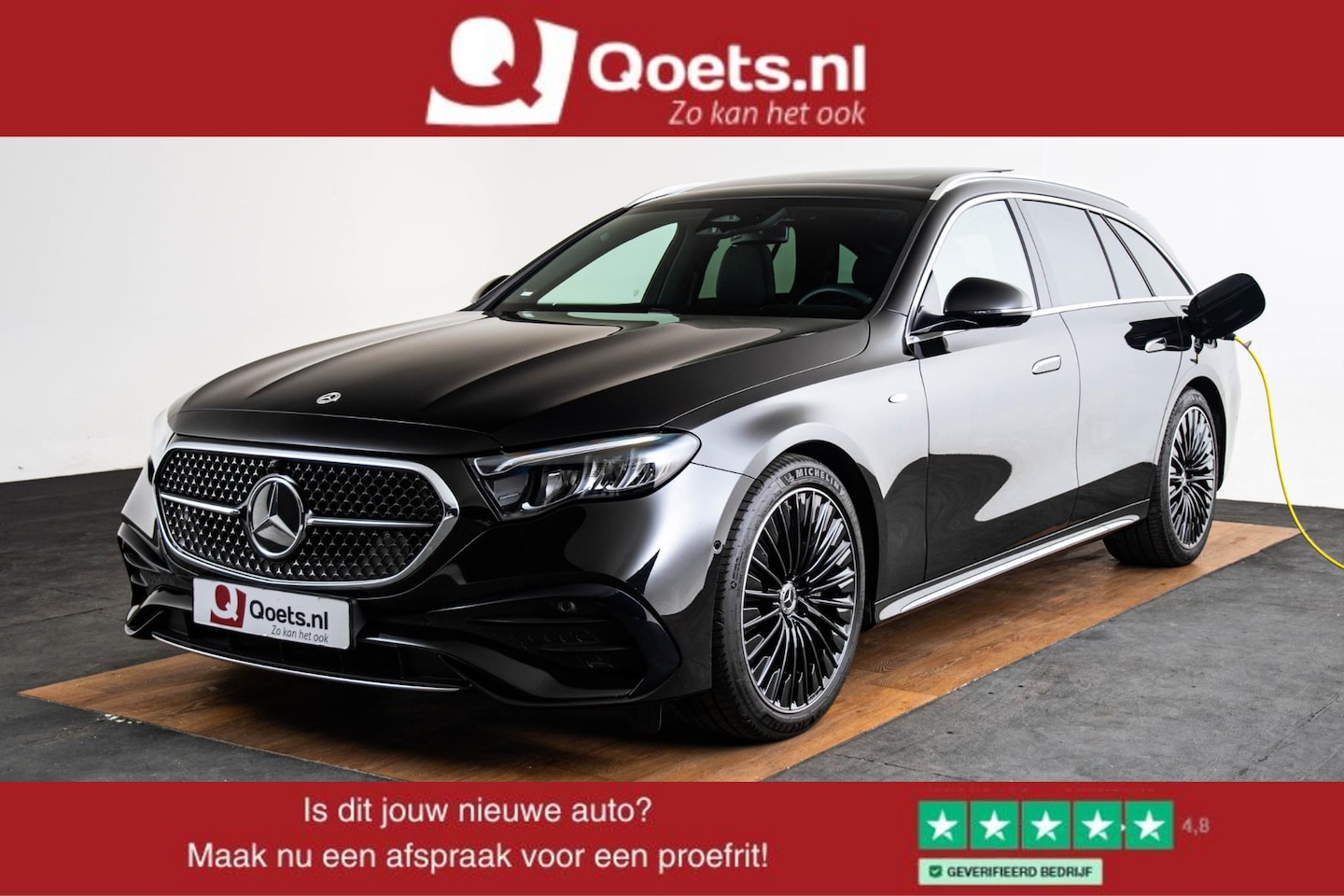 Mercedes-Benz E-klasse - 300 e AMG Line Trekhaak - Panoramadak - Stoelverwarming - Burmester - Cruisecontrol met af - AutoWereld.nl