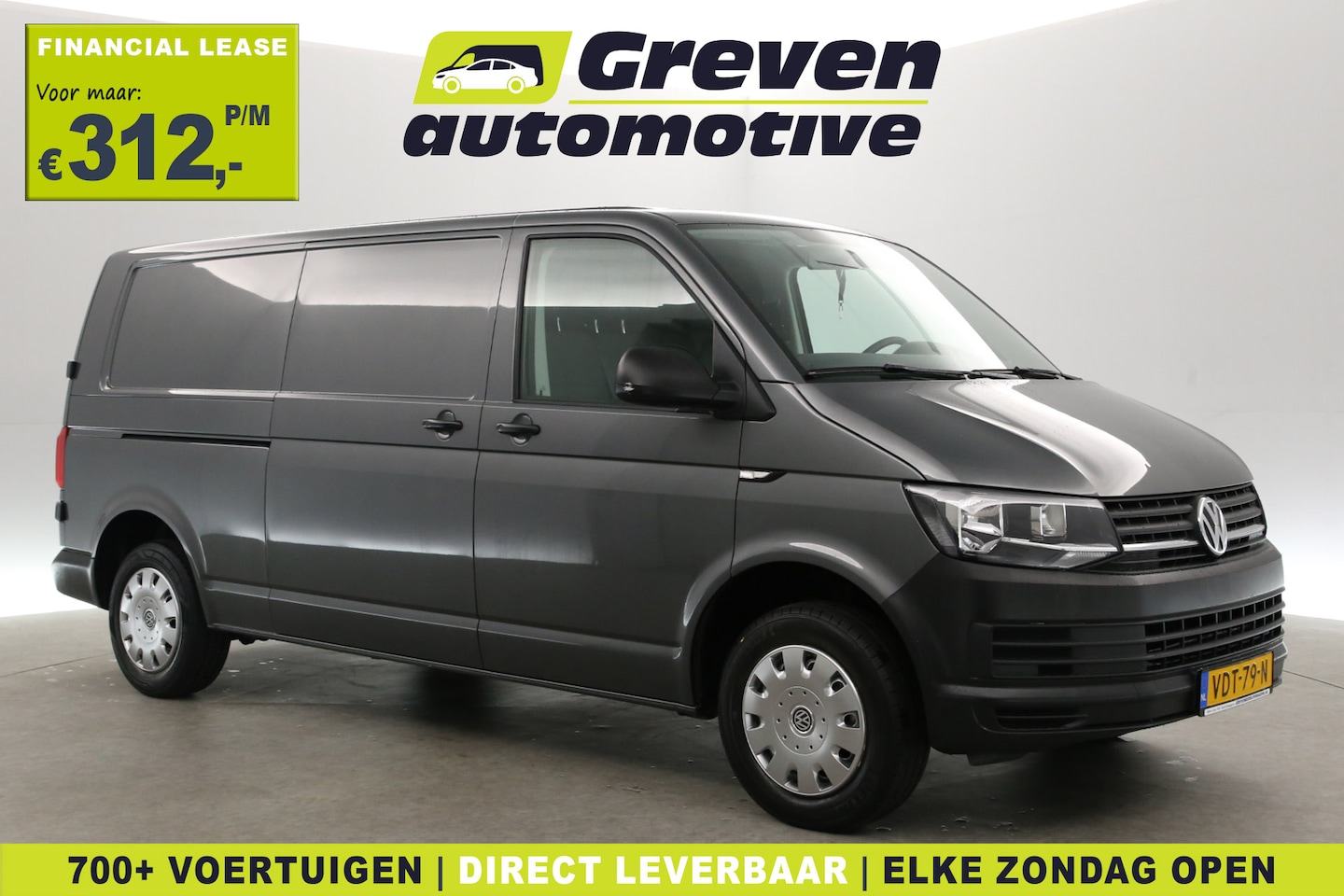 Volkswagen Transporter - 2.0 TDI 150PK L2H1 | Airco | Cruise | 3-Zits | Elektrpakket | Schuifdeur - AutoWereld.nl