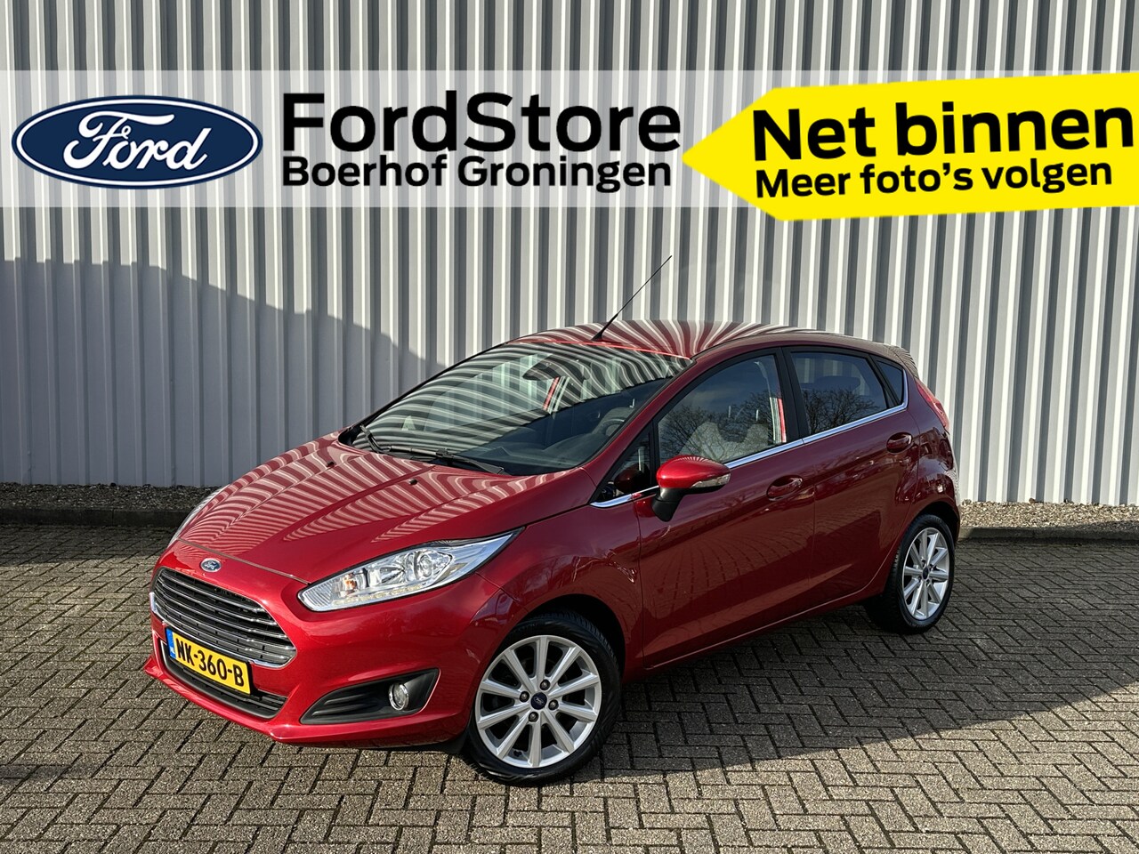 Ford Fiesta - EcoBoost Titanium | Climate | Cruisecontrol | Voorruitverwarming | Navi | Slechts 52.000KM - AutoWereld.nl